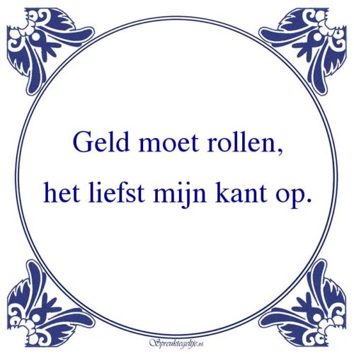 Algemeen-Geld moet rollen