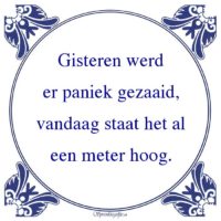 Algemeen-Gisteren werder paniek gezaaid