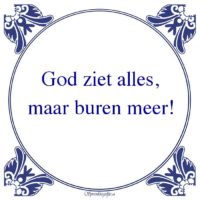 Algemeen-God ziet alles