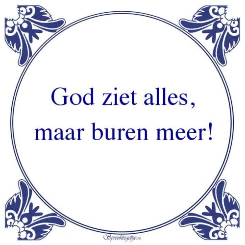 Algemeen-God ziet alles