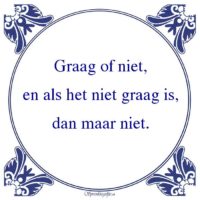 Algemeen-Graag of niet