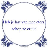 Algemeen-Heb je last van mee eters