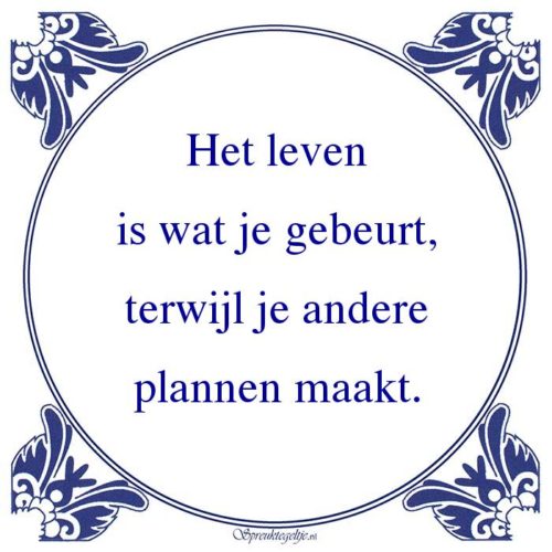 Algemeen-Het levenis wat je gebeurt