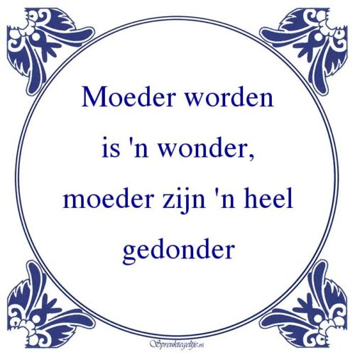 Algemeen-Moeder wordenis 'n wonder