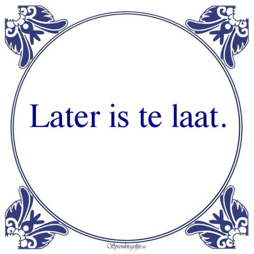 Pikant 18+-Later is te laat.